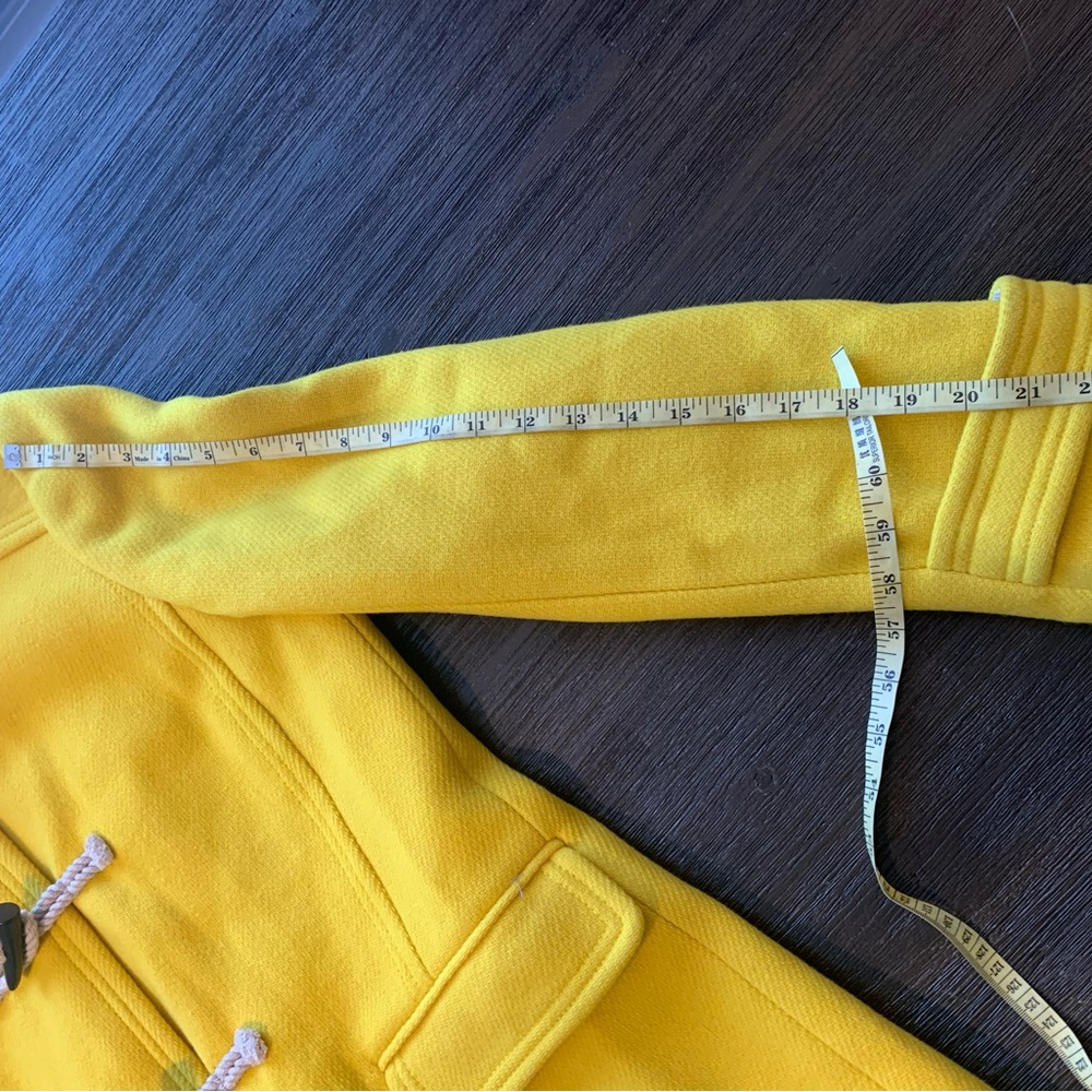 J. Crew Yellow Toggle Coat - Picture 13 of 14